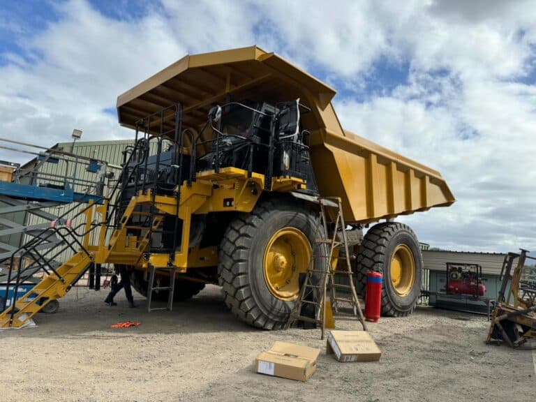 Ongoing Repair Of A Heavy Machinery