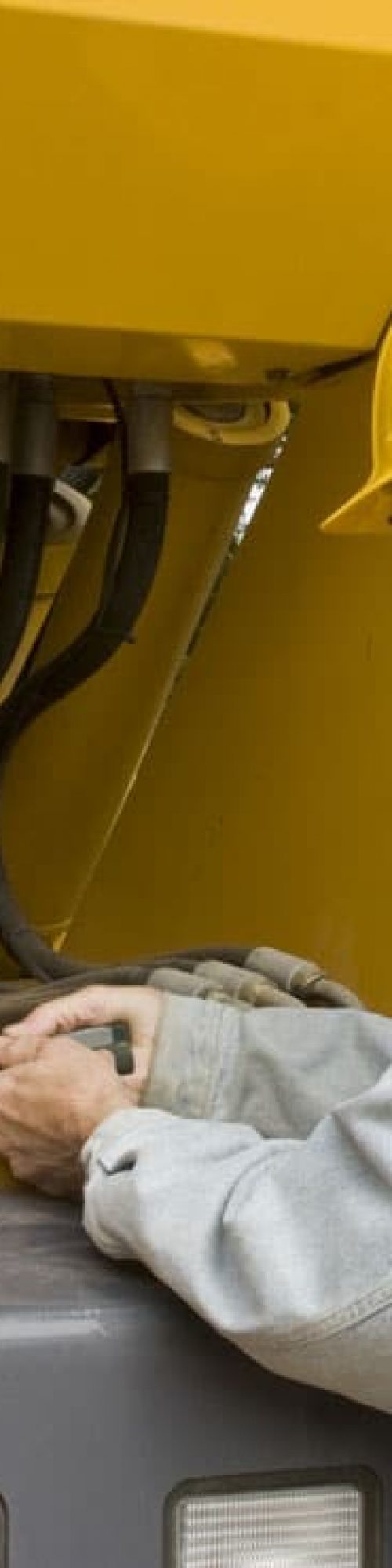 Servicing A Heavy Equipment Mechanic